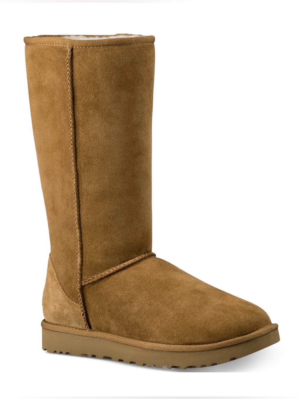 UGG Tall Suede Boot in Chestnut Brown